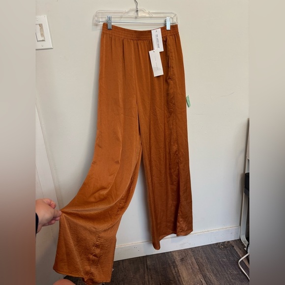 Lush Terracotta Wide Leg Pant - Picture 1 of 4